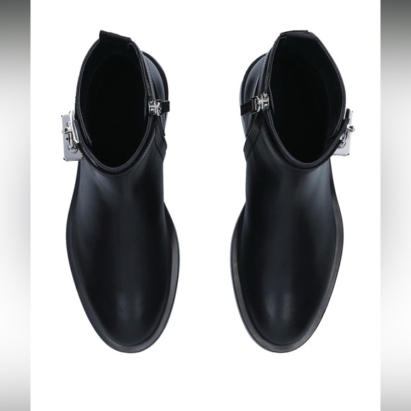 Givenchy Lock Ankle Boots in black leather size 37.5 - Picture 15 of 16